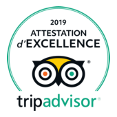 2019 Tripadvisor certificat d'excellence